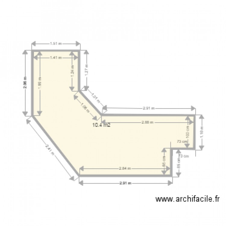 brouillaud. Plan de 0 pièce et 0 m2