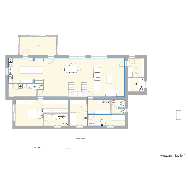 projet kermainguy version 1. Plan de 0 pièce et 0 m2