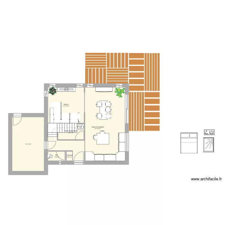 avril. Plan de 6 et 68 m² avril. Plan de 6 et 68 m²