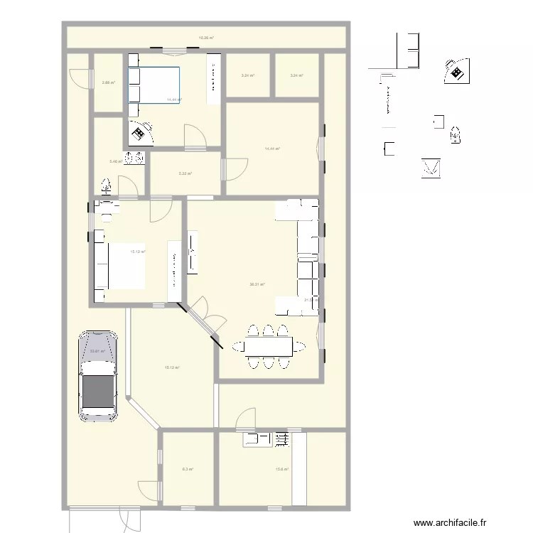 MS Violet V1. Plan de 0 pièce et 0 m2