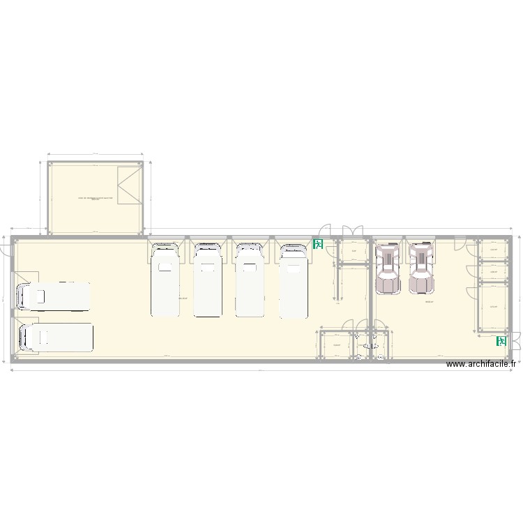 ATELIER-12. Plan de 9 pièces et 430 m2