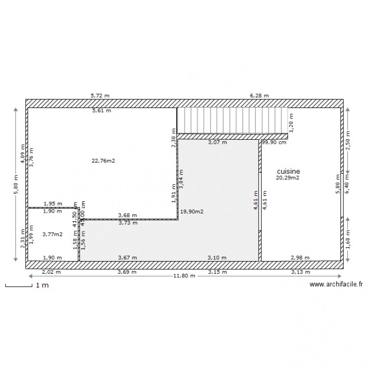 erp 1. Plan de 0 pièce et 0 m2