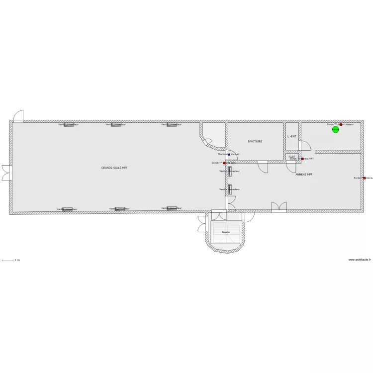 MPT - 4 TOURS. Plan de 