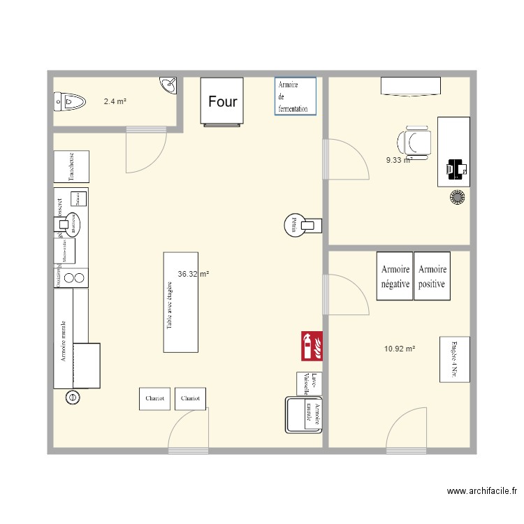 boulangerie  Plan dessiné par RenoH