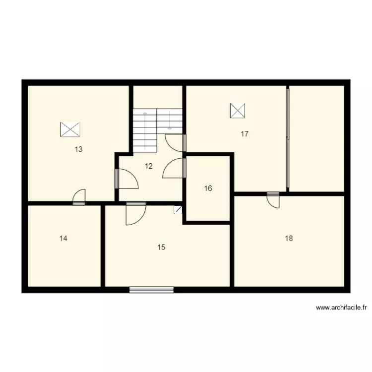 174380 REPENNE. Plan de 