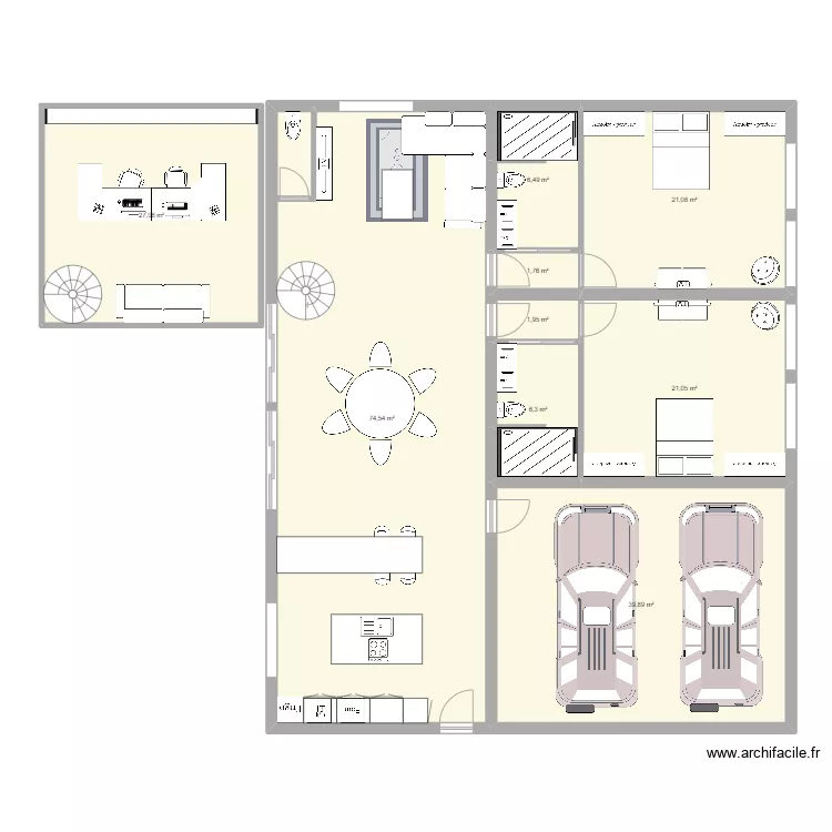 projet Rob Lou. Plan de 