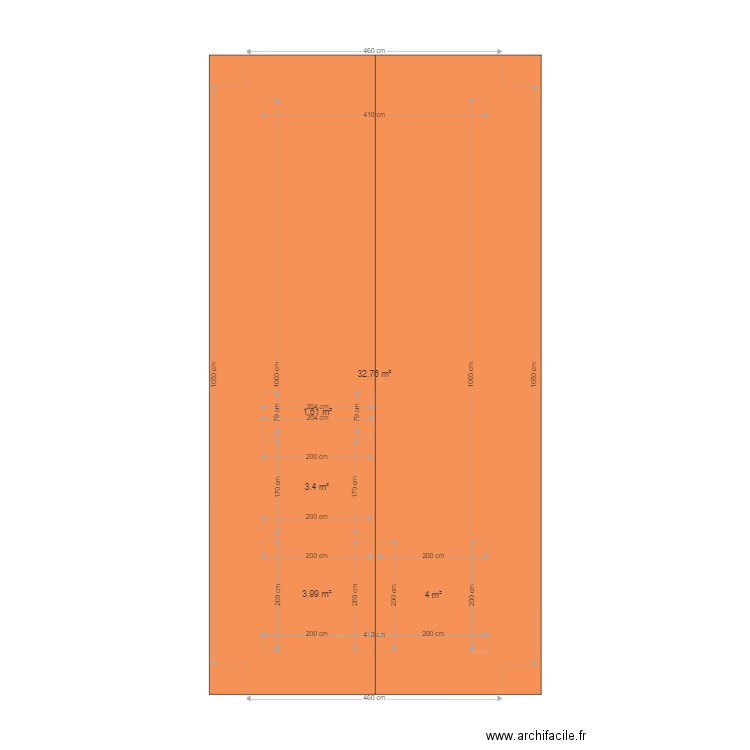 Lans Toit. Plan de 0 pièce et 0 m2