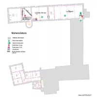 Ch&acirc;teau de Pontarm&eacute; 1er &eacute;tage avant projet