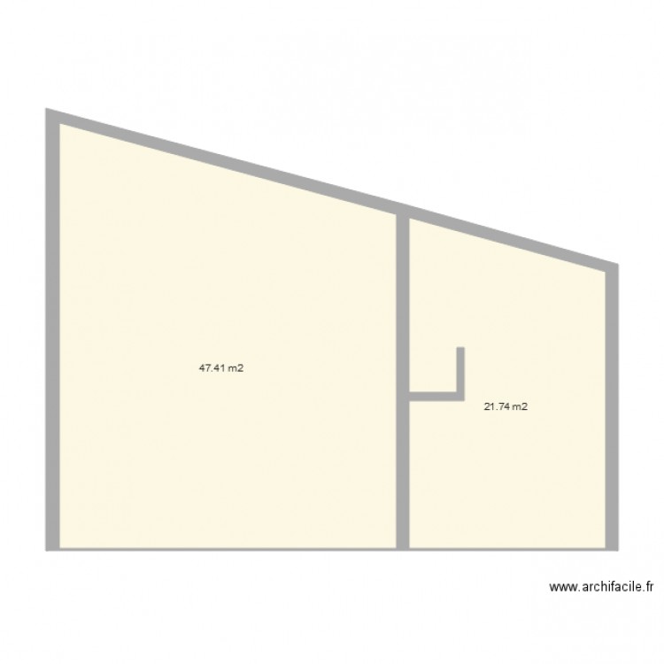 plan coupe v4. Plan de 0 pièce et 0 m2
