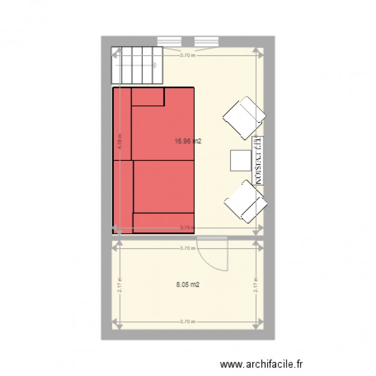 Combles MSR. Plan de 0 pièce et 0 m2