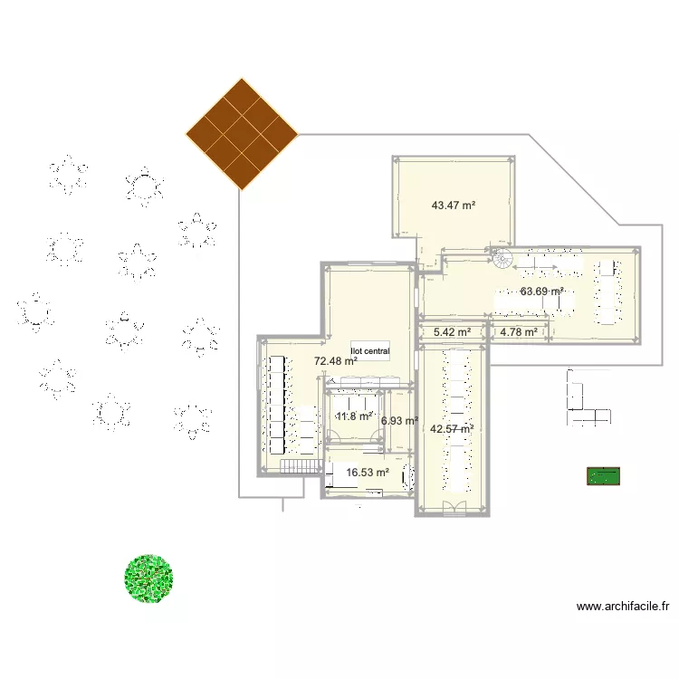 dodo mariage. Plan de 