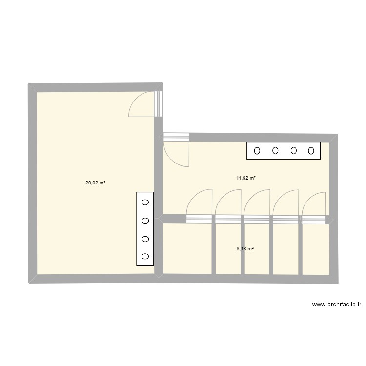 Toilette public. Plan de 0 pièce et 0 m2