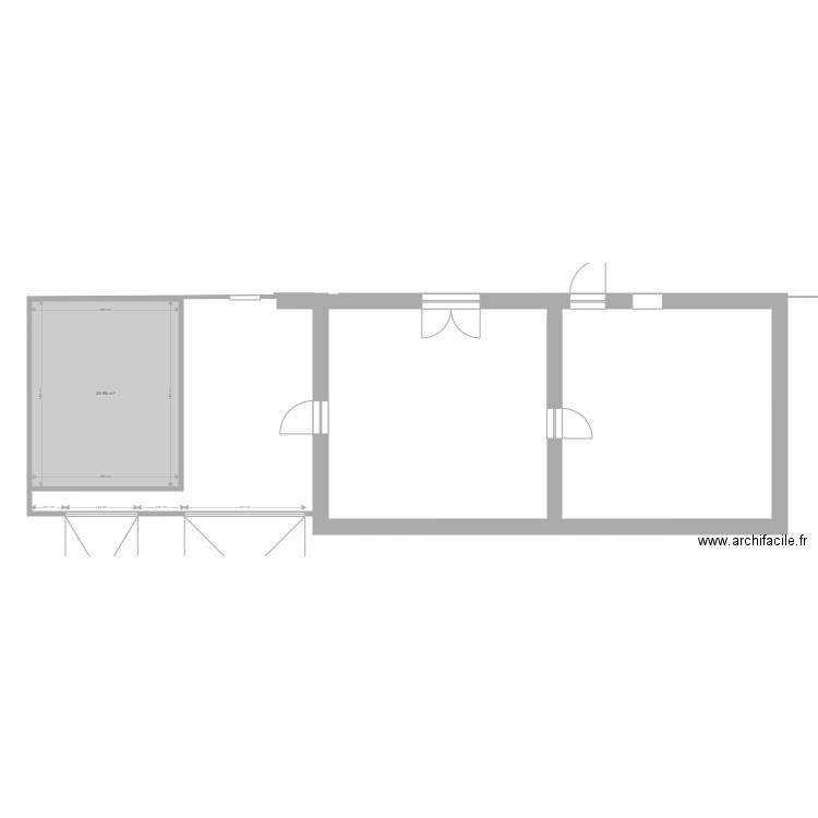 projet garage 2. Plan de 0 pièce et 0 m2
