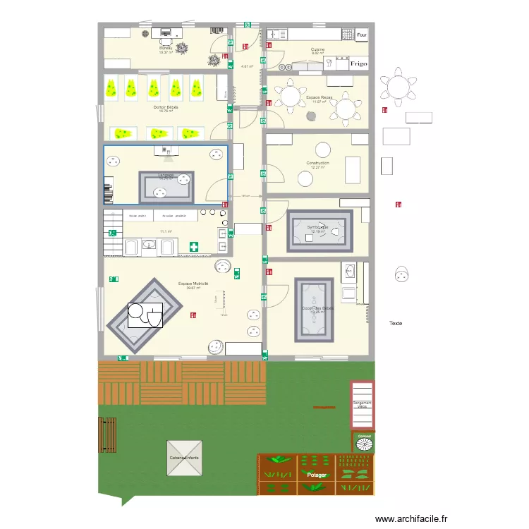 Creche Petit Bambou SAVE 3. Plan de 