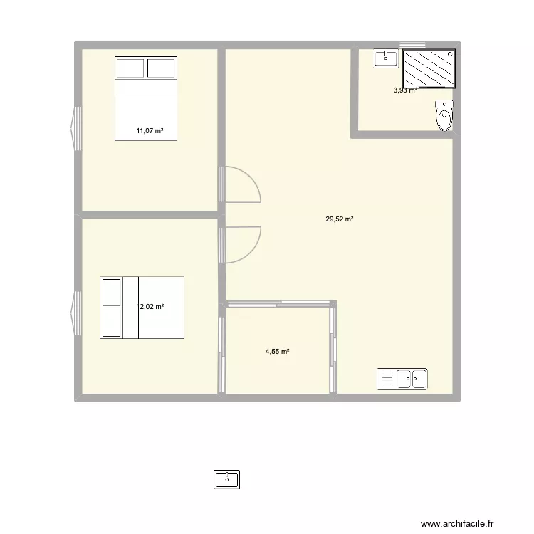 malika. Plan de 5 et 61 m² malika. Plan de 5 et 61 m²