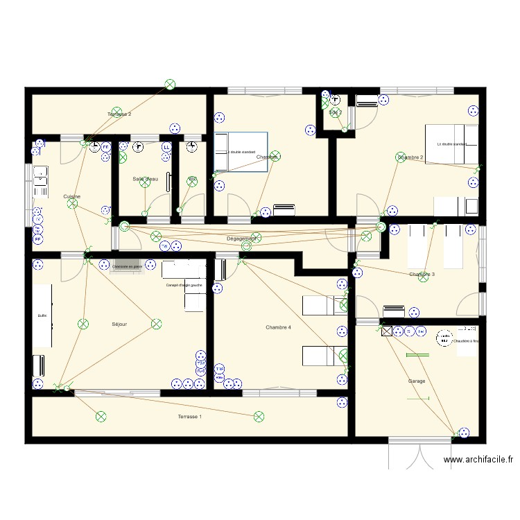 Les Jacquets. Plan de 0 pièce et 0 m2