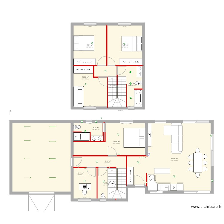 Projet MAISON GIGNAC. Plan de 0 pièce et 0 m2