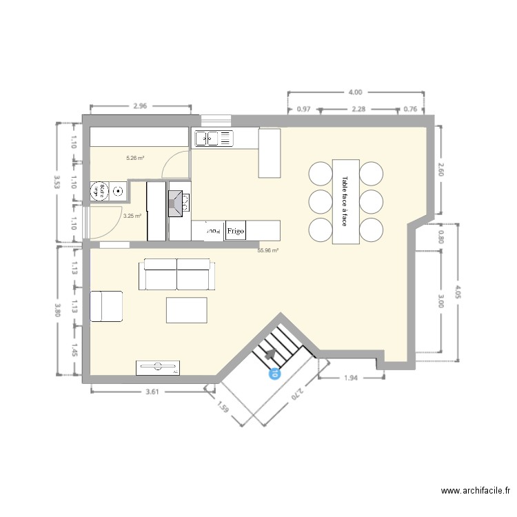 pan rch raph 3. Plan de 0 pièce et 0 m2