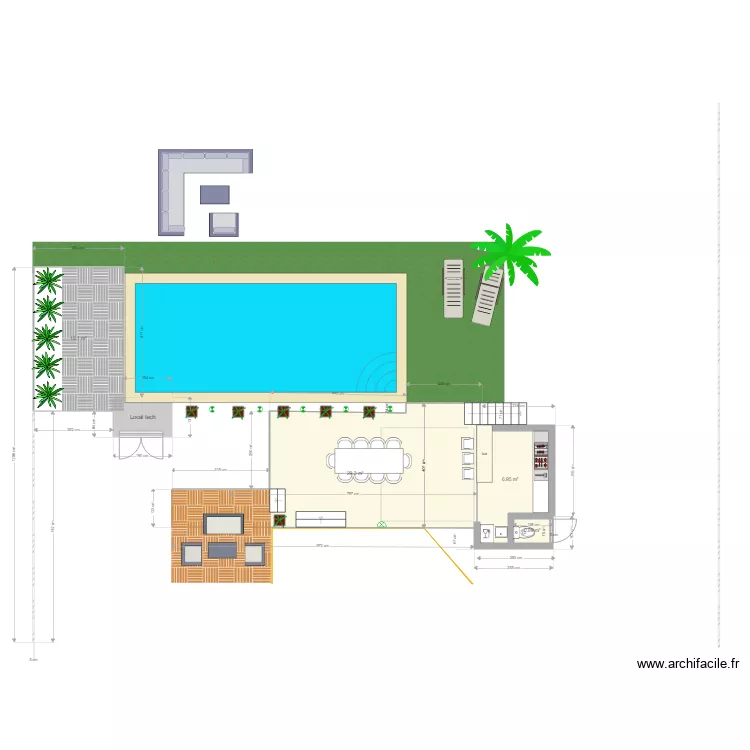 cuisine ete2. Plan de 