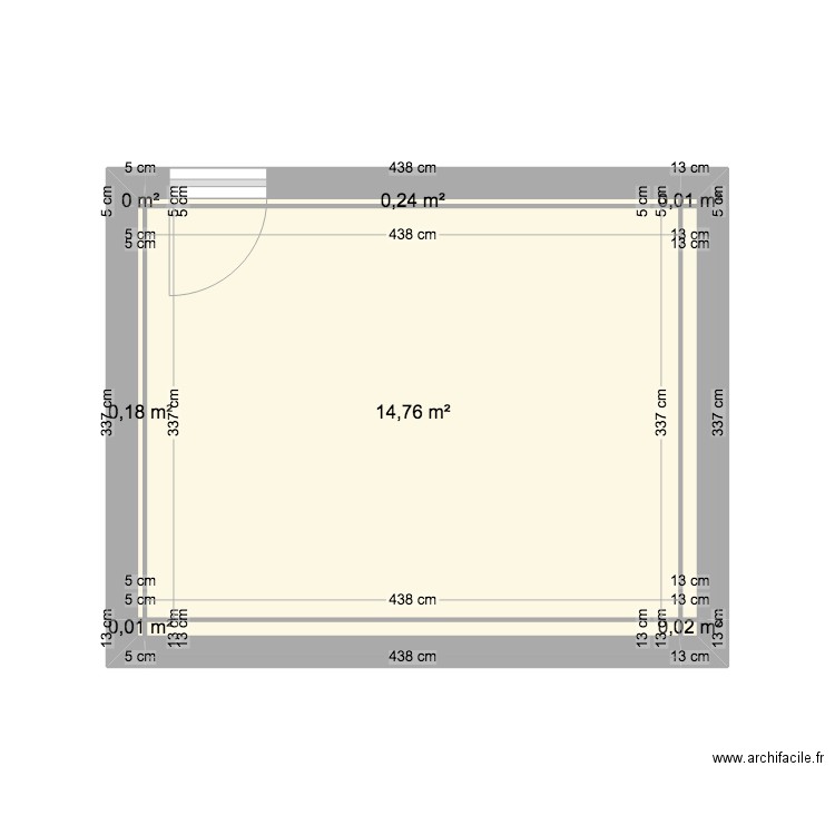 cave nico ok. Plan de 9 pièces et 16 m2