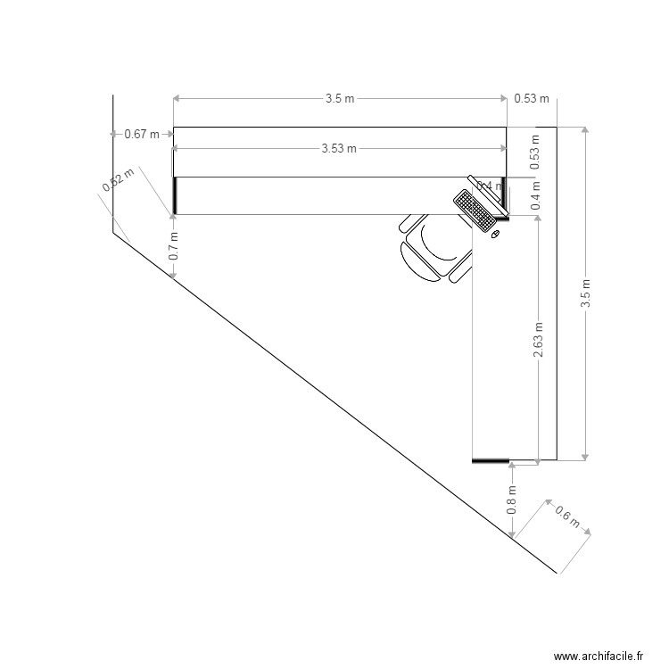 Estrade Théâtre. Plan de 0 pièce et 0 m2