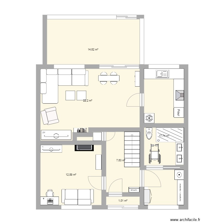 Greenfield Grove bathroom. Plan de 6 pièces et 76 m2