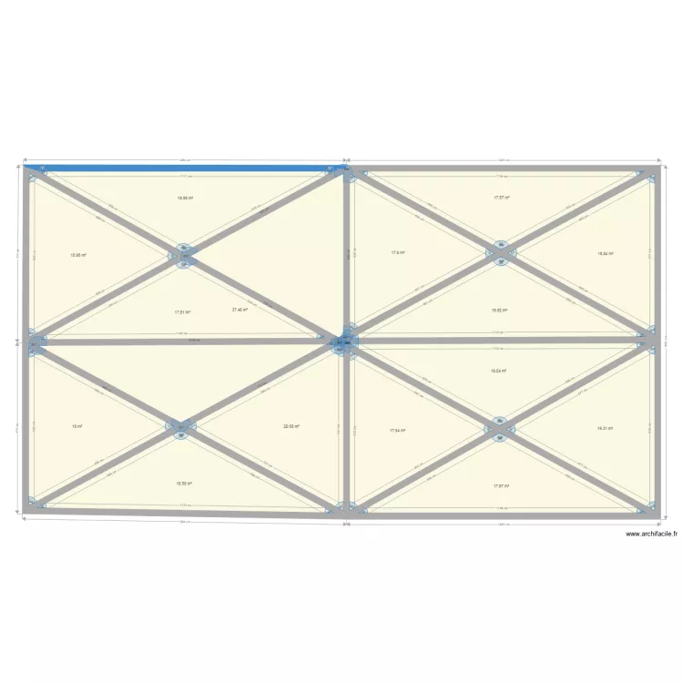 Sculpture Eliott quadruple croix. Plan de Sculpture Eliott quadruple croix. Plan de