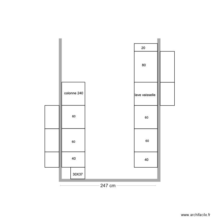 CUISINE. Plan de 0 pièce et 0 m2