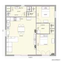 2 ch EST carr&eacute;