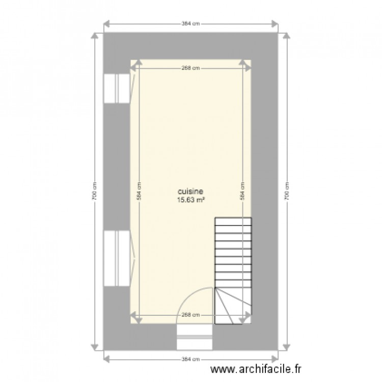 petite maison cuisine. Plan de 0 pièce et 0 m2