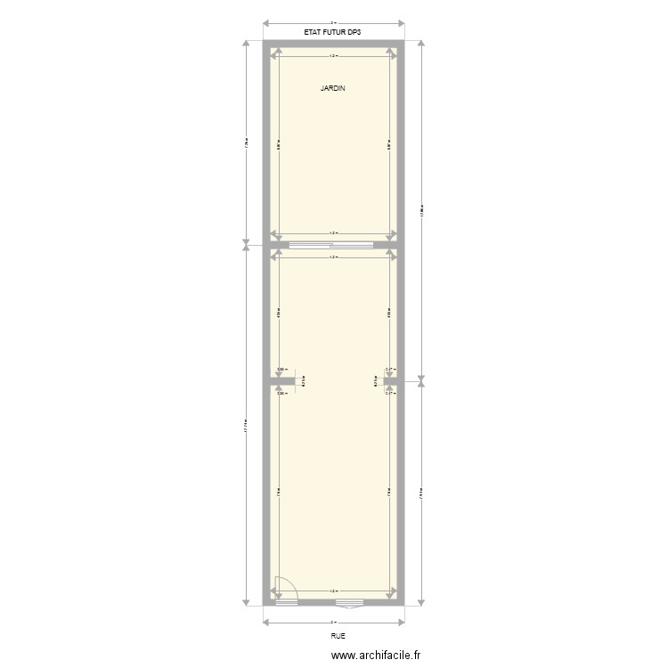 EXTENTION MARQUETTE DP3 APRES. Plan de 0 pièce et 0 m2