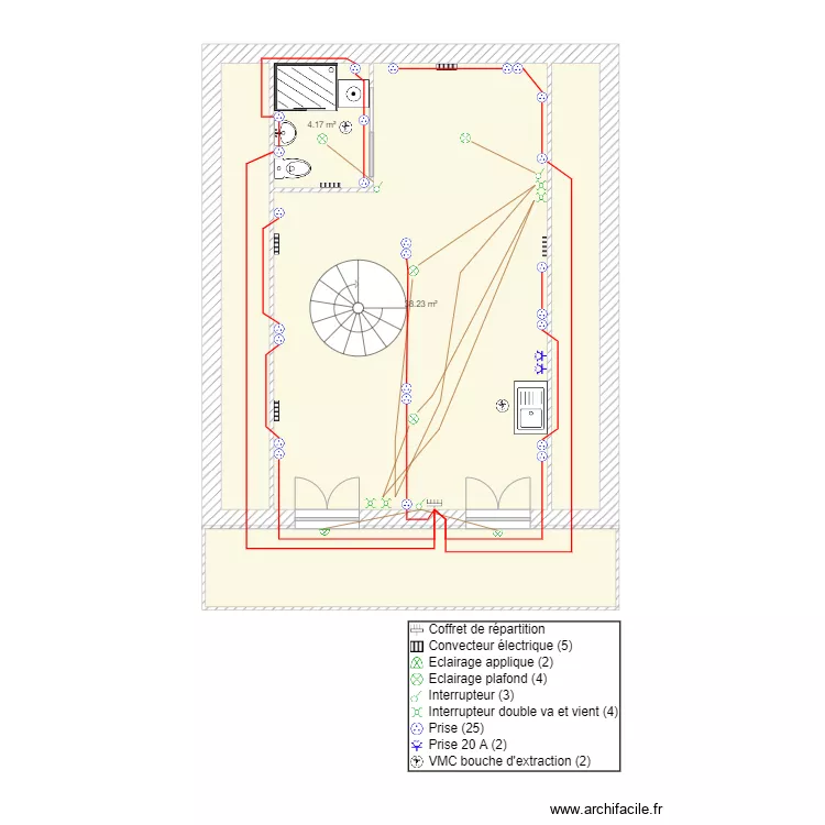 EtageConstructeur. Plan de 