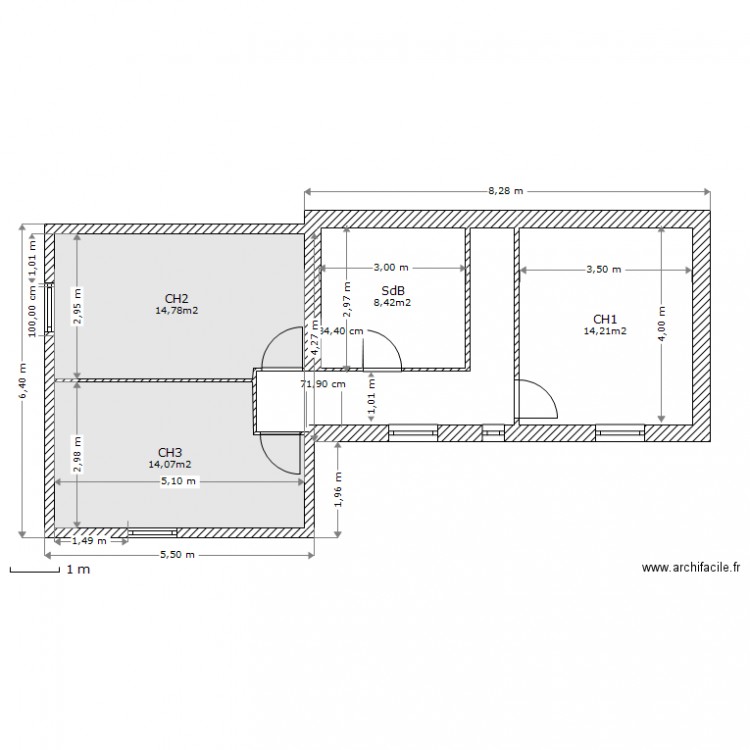 MAISON GALLIENI ETAGE NEW. Plan de 0 pièce et 0 m2