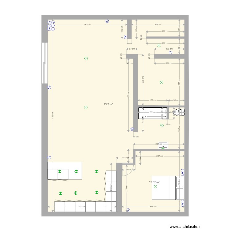 rdc ed et ju. Plan de 0 pièce et 0 m2