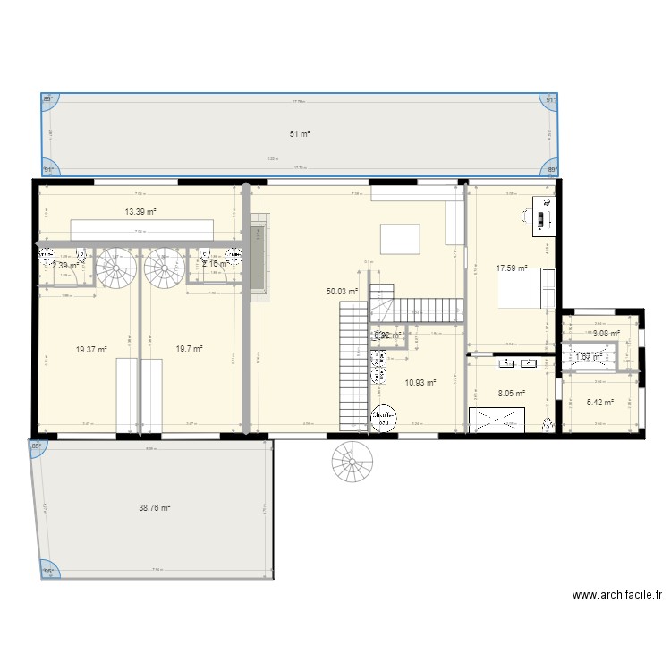 GITE galllician11. Plan de 0 pièce et 0 m2