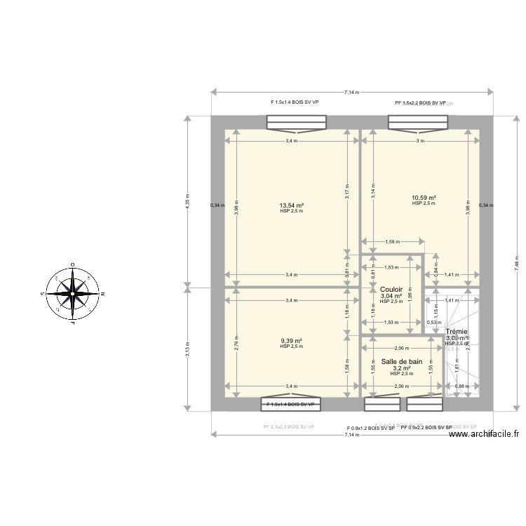 El Mrabet 2. Plan de 0 pièce et 0 m2