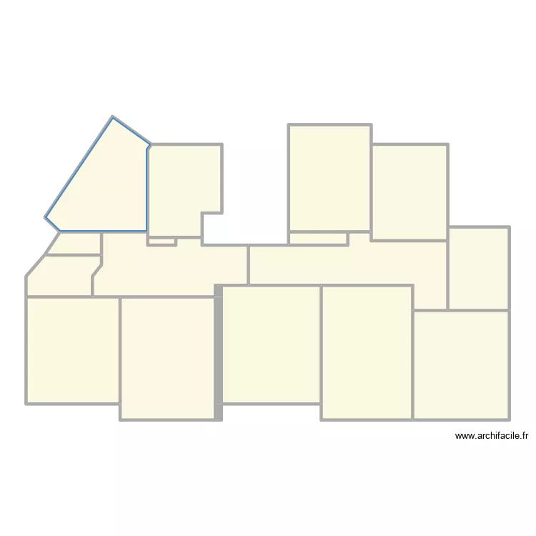 Bureau sommeiller initial. Plan de 