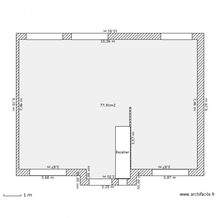 Maison 1.4. Plan de 0 pièce et 0 m2