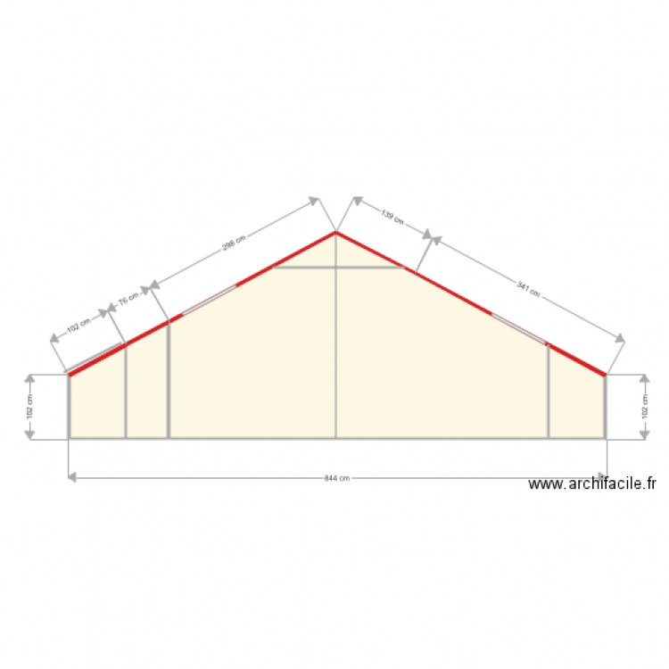 grenier 01. Plan de 0 pièce et 0 m2