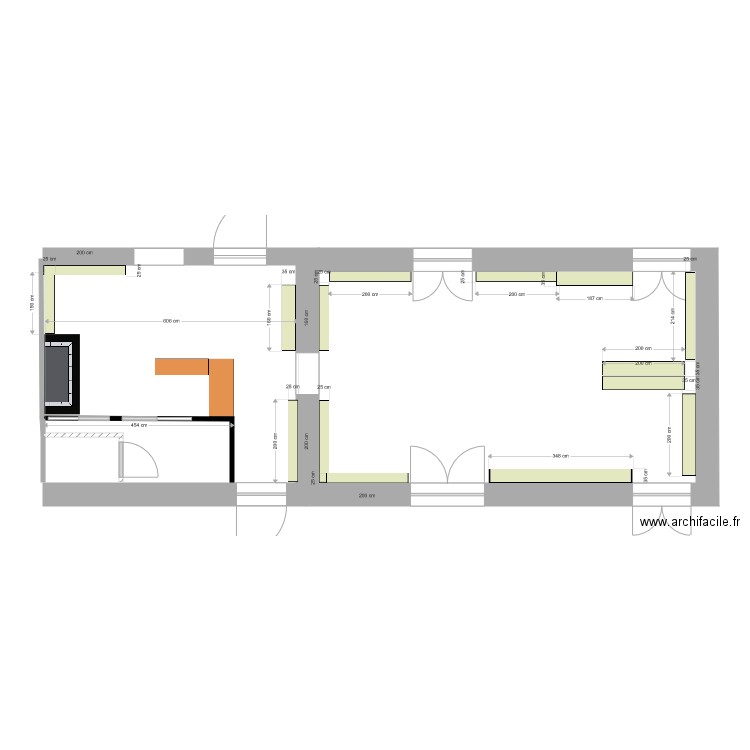 Librairie caisse bis. Plan de 0 pièce et 0 m2