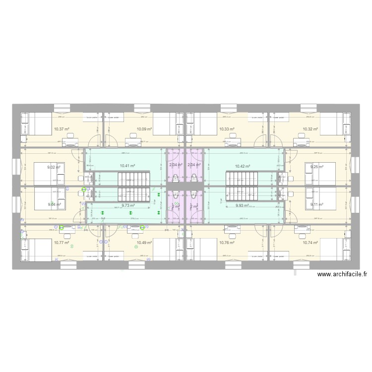 Manu 2 2021 meublé élec. Plan de 0 pièce et 0 m2