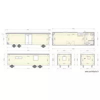 roulotte porte double lot guiller