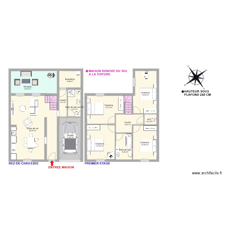 El Yassin. Plan de 0 pièce et 0 m2