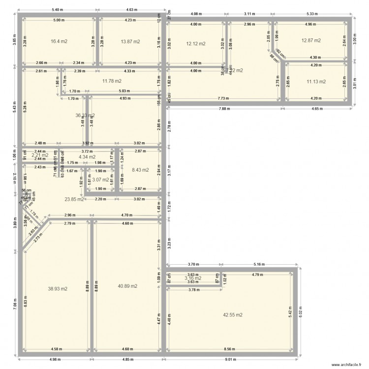 Lasne RDC 0 GABARIT. Plan de 0 pièce et 0 m2