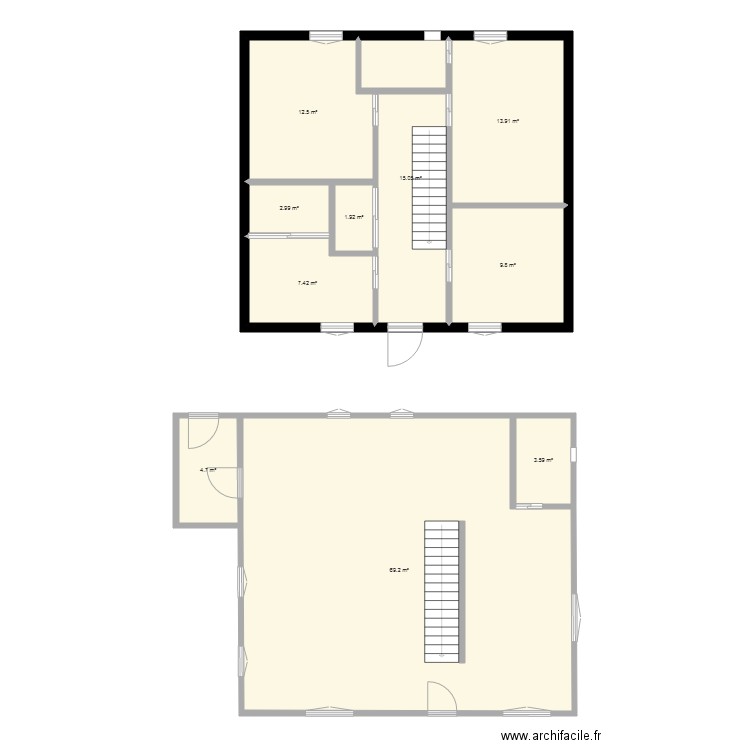 maison 1eime . Plan de 0 pièce et 0 m2