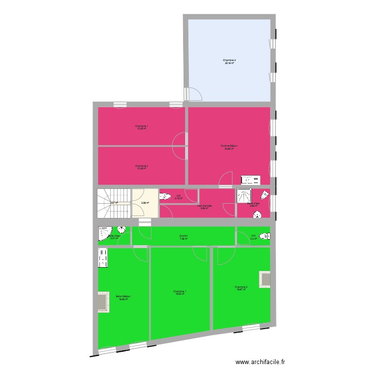 Pharmacie ST Christoly étage 1 Modifié. Plan de 0 pièce et 0 m2