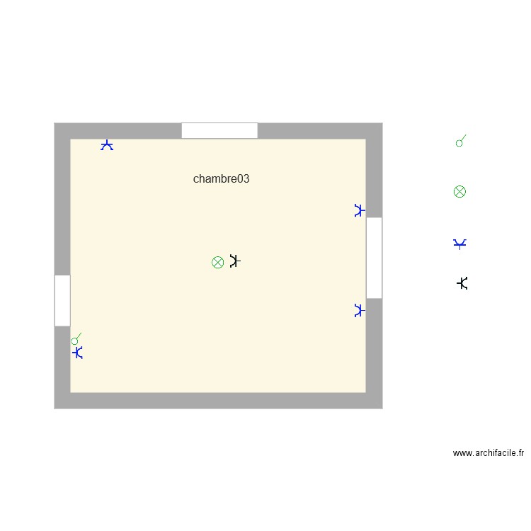 chambre03 elec. Plan de 0 pièce et 0 m2