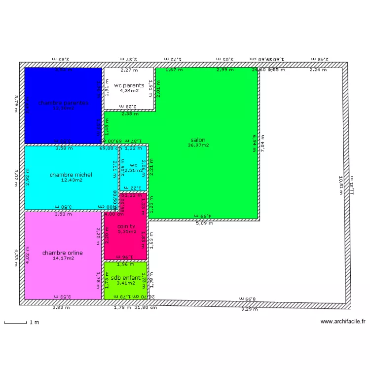 5B Noiren Shakwana. Plan de 