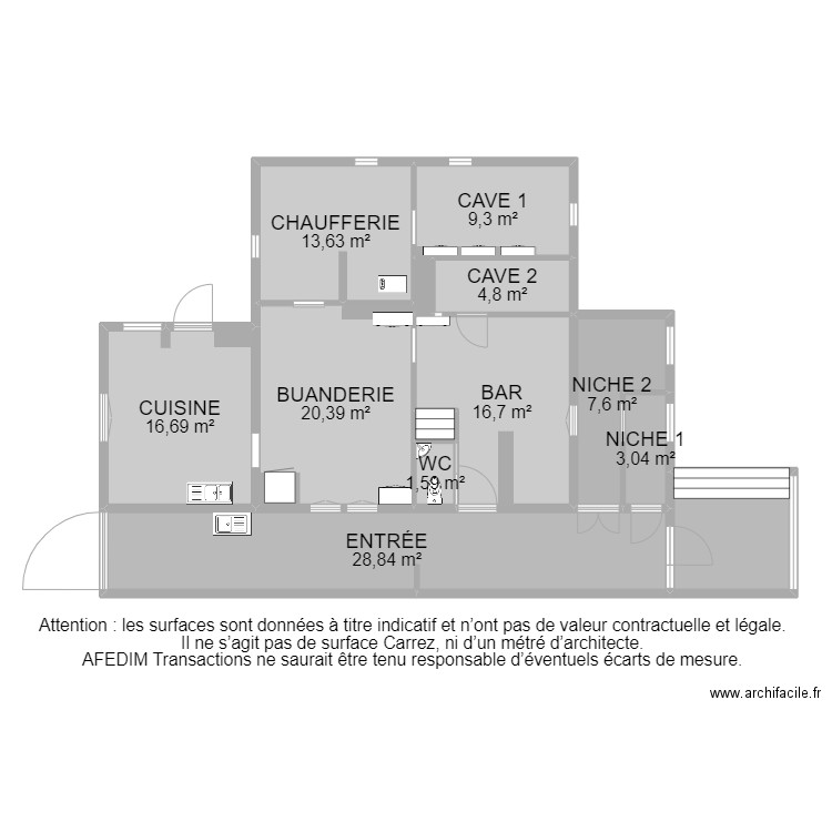 BI 14806 - . Plan de 38 pièces et 401 m2