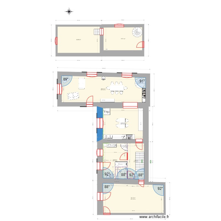 MAISON RANCHAL PROJET JF4 SANS ENTREE. Plan de 0 pièce et 0 m2
